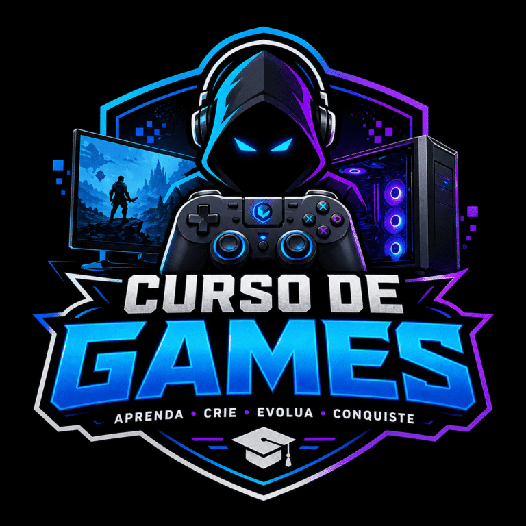 Curso de jogos digitais, com professor Online