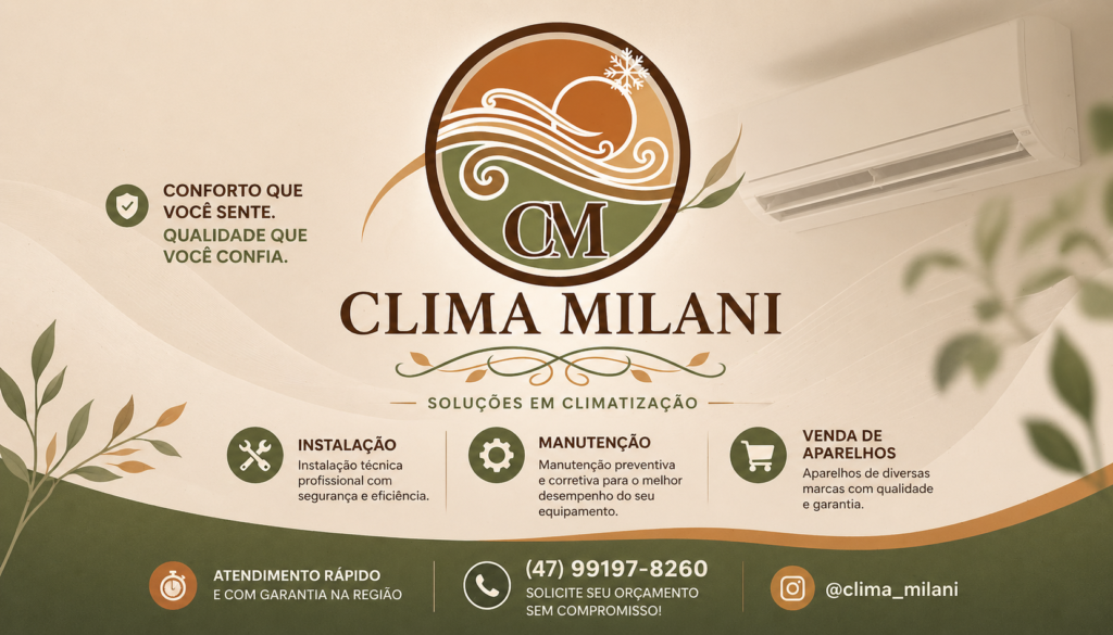 Clima Milani: Por que limpar o ar-condicionado é importante?